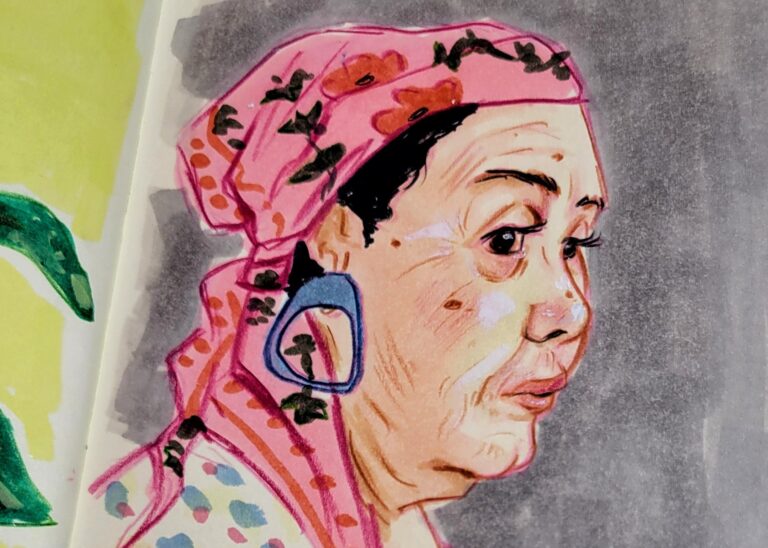 Elderly people’s faces have so much soul! I just love drawing them!