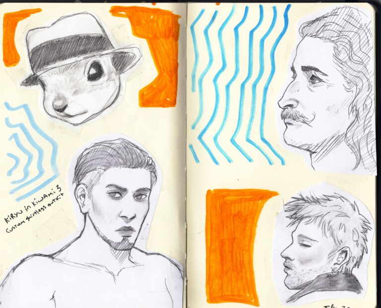 Using little pockets of time to draw